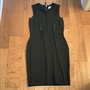 Milly Sweaterdress with Leather